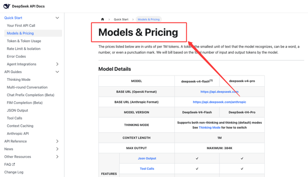 A technical documentation overview of DeepSeek V4 models and pricing, analyzed in our weekly AI news roundup.